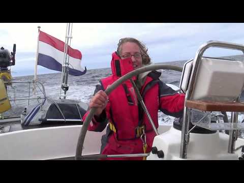 Contest 44 strong wind sailing storm conditions windforce 7