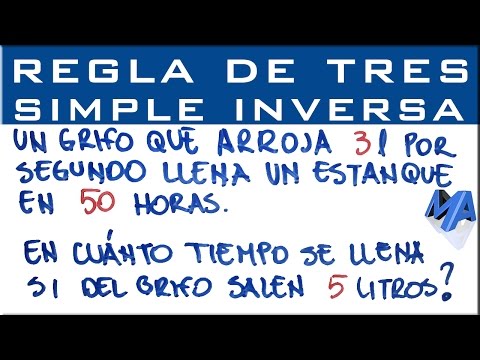 Simple Inverse Rule of Three | Example 2