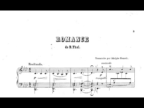 Adolf Henselt | Romance