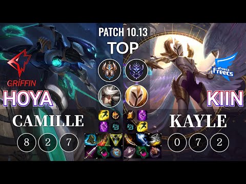 GRF Hoya Camille vs AF Kiin Kayle Top - KR Patch 10.13