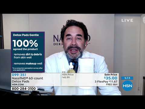 NassifMD 60count Original Detox Pads