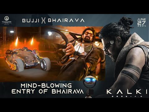 Mind-blowing Entry of Bhairava - Prabhas on Bujji @ Bujji x Bhairava Event | Kalki 2898 AD | Prabhas