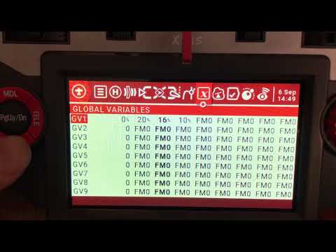 Change tail P gain with OpenTX with Brain/IKON/Spirit using global variables and flight modes