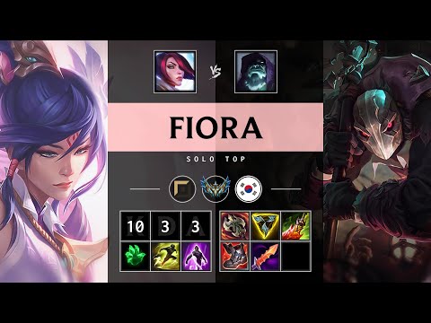 Fiora Top vs Yorick - KR Challenger Patch 25.08