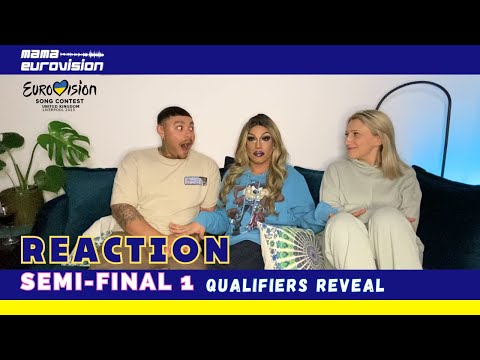 Qualifiers Reveal Reaction - Semi Final 1 - Eurovision 2023
