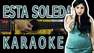 Esta Soledad - Carla Morrison (KARAOKE /Cover) en GUITARRA acústica
