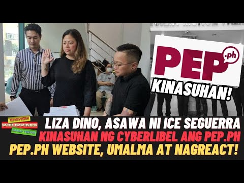 Liza Dino, ASAWA Ni Ice Seguerra, KINASUHAN Ng Cyberlibel Ang Pep.ph! Pep.ph UMALMA At NagReact!