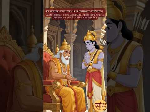 Ideal Man | मर्यादा-पुरुषोत्तमः रामः (मर्यादा में श्रेष्ठ पुरुष) Sanskrit Story - 101| Sanskrit Kalp