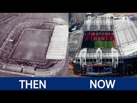 Premier League Stadiums Then and Now Video