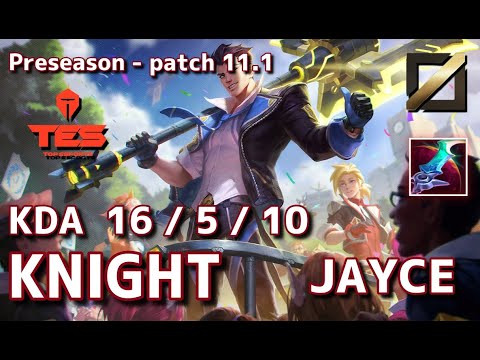 【韓国サーバー/C1】TES Knight ジェイス(Jayce) VS LSB Route アカリ(Akali) MID - Patch11.1 KR Ranked【LoL】