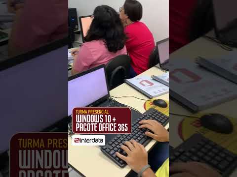 Turmas de Windows 10 + Pacote Office 365 da Interdata Cursos!