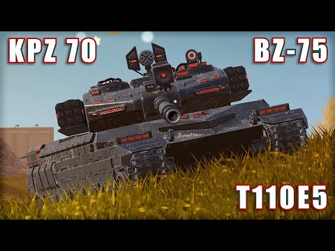 KPZ 70  ● BZ-75 ● T110E5 | World of Tanks Blitz Replays