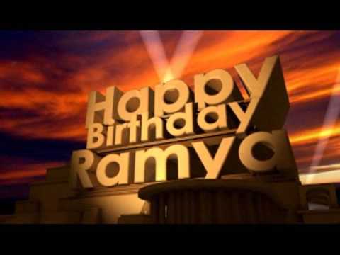 Happy Birthday Ramya