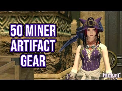 FFXIV 2.0 0108 Miner Quest Level 50 + Artifact Gear
