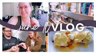JUNE 10 VLOG | visiting a local bookstore, snack taste test w/Alvin, book mail + keto eggs benedict