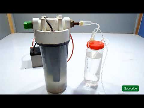 How to Make HHO Gas From Water   HHO Generator   Water to Fuel Converter