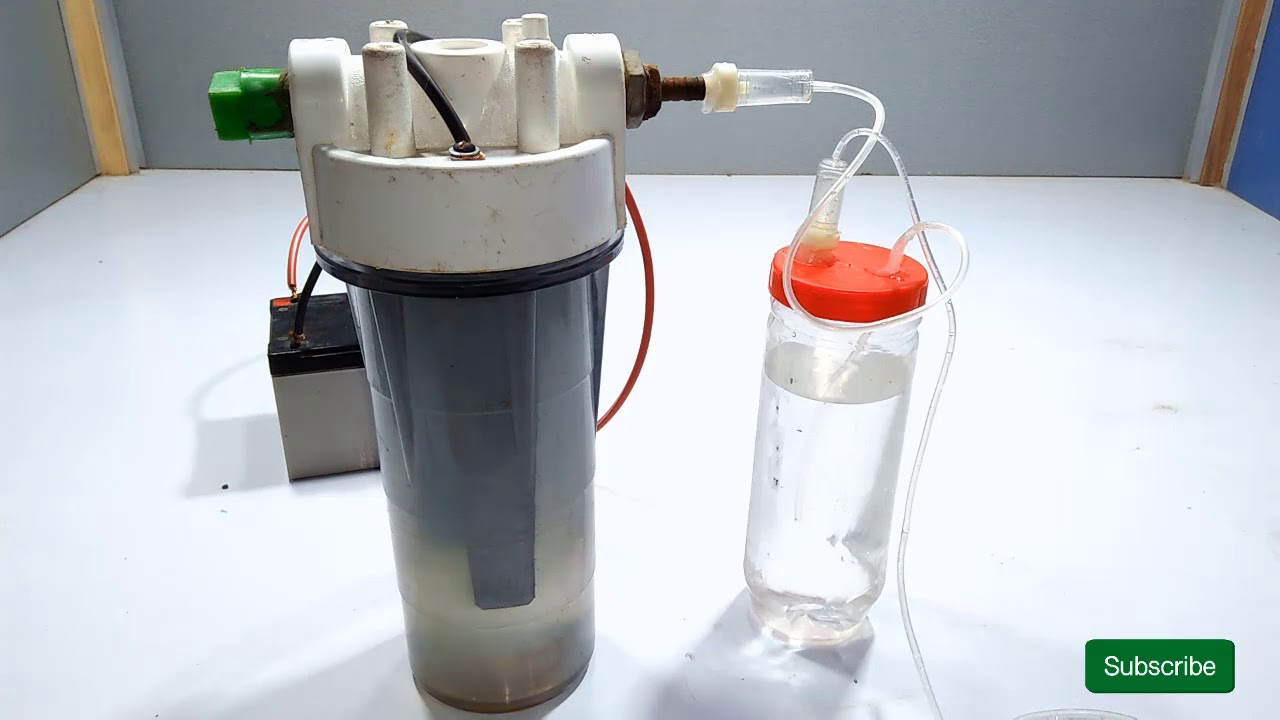 How to Make HHO Gas From Water   HHO Generator   Water to Fuel Converter
