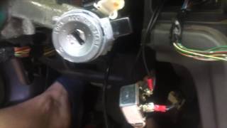 How to remove an Ignition Lock Cylinder without a Key MK3 Toyota Supra