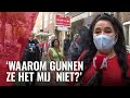 Protest tegen verkoop sociale huurwoningen Uiterwaardenstraat