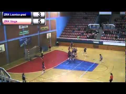 28.03.2015. ŽRK Loznica grad - ŽRK Sloga - 1. poluvreme