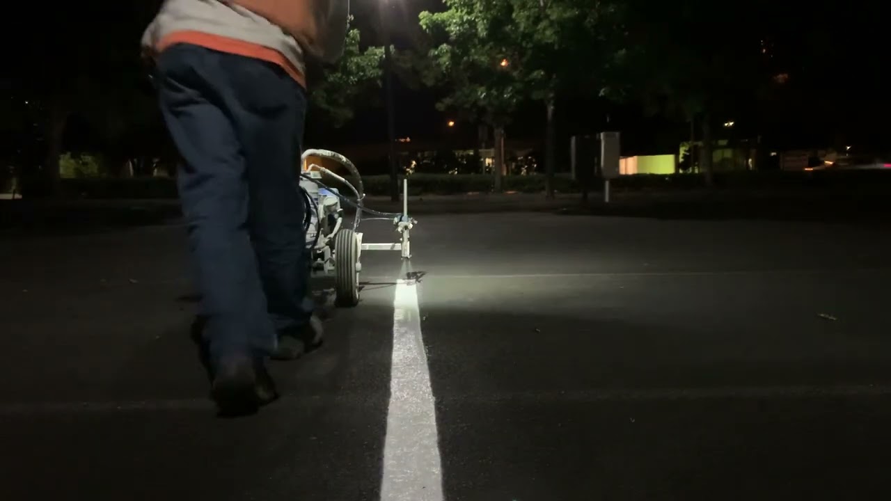 Paint a straight line… #STRIPING #PAINTING