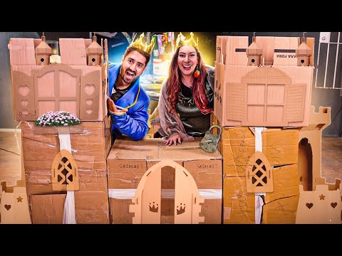 CONSTRUÍMOS UM CASTELO DE PAPELÃO | Gabriel e Shirley 2.0