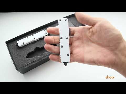 Microtech 719-1SETSTDS UTX-85 Hellhound & Warhound Set - Storm Trooper Handle - White Blade