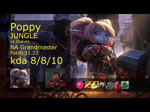 Rank 4 NA Poppy: Jungle vs Graves