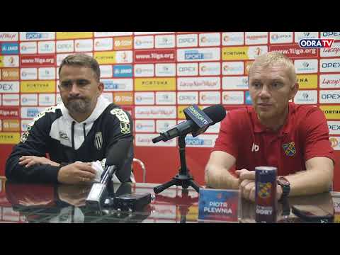 Konferencja prasowa oraz wypowiedzi zawodników po meczu Odra Opole - Sandecja Nowy Sącz