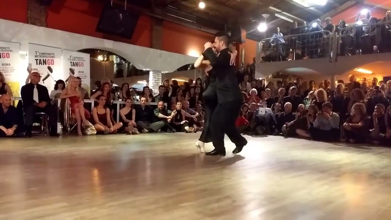 Francesca del Buono e Javier Rodriguez - Milonga del recuerdo - d'arienzo barrio arte2014