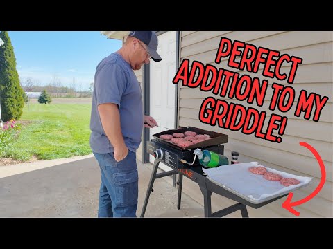 Blackstone 5013 Griddle Stand – Perfect for Camping! Fits 17 & 22”, Adjustable Legs + Shelf