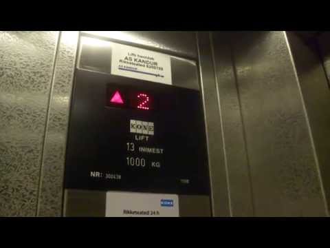 Amazing KONE Traction Scenic Elevators/Lifts, Meriton Grand Conference & Spa Hotel, Tallinn, Estonia