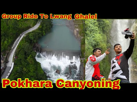 Pokhara Canyoning Lwang Ghalel 😱 MItho Drone Shot