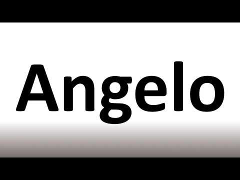 How to Pronounce Angelo (correctly!)
