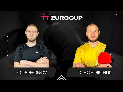 13:40 Oleksandr Pohonov - Oleksandr Hordiichuk 06.10.2024TT Euro.Cup Ukraine Master. TABLE 3