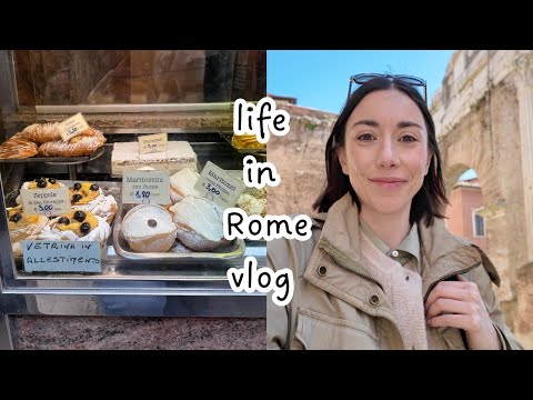 Italian vlog: Lunch break in downtown Rome, a chat (Sub)