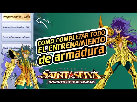 COMO COMPLETAR LA SALA DE ENTRENAMIENTO DE ARMADURA - PARTE 1 - SAINT SEIYA AWAKENING