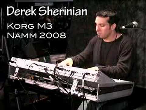 Derek Sherinian plays the Korg M3 at NAMM 2008