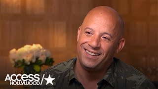 Vin Diesel Talks Success Of Fast 8; Voicing Baby Groot In 'Guardians' 'Vol. 2' | Access Hollywood