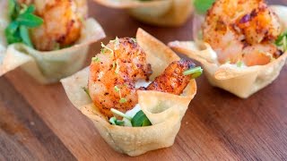 How to Make Chili Lime Baked Shrimp Cups - The Perfect Party Appetizer