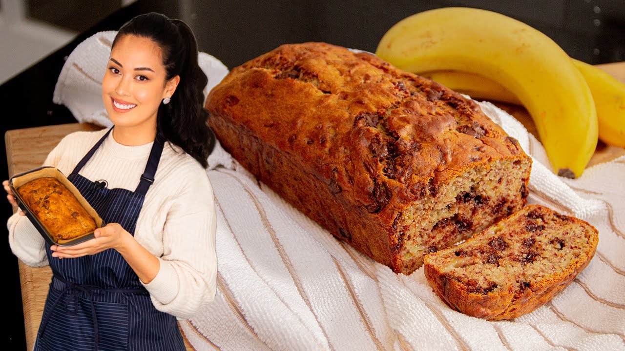 Bolo de Banana Vegano (Receita Super Fácil)