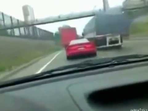 Szpan debila kończy się wypadkiem