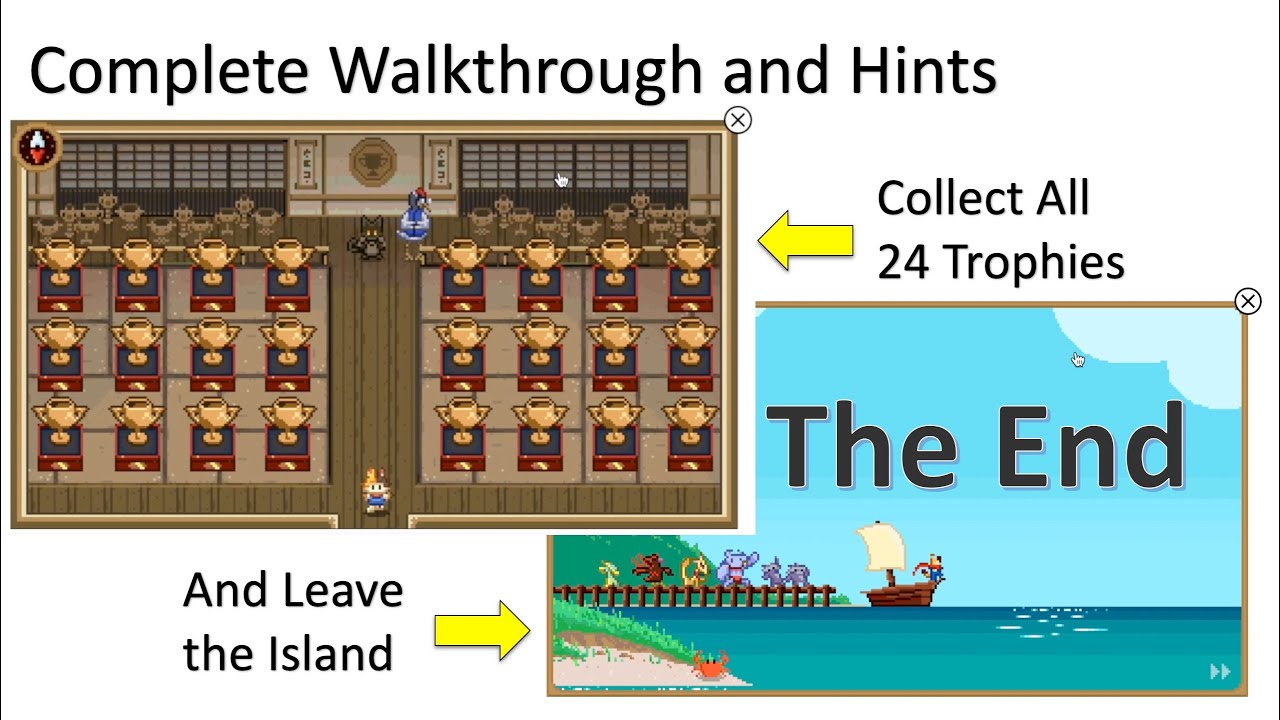 All 24 Trophies Walkthrough (easy) -  Google Doodle Champion Island