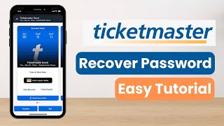 How to Recover Ticketmaster Password !