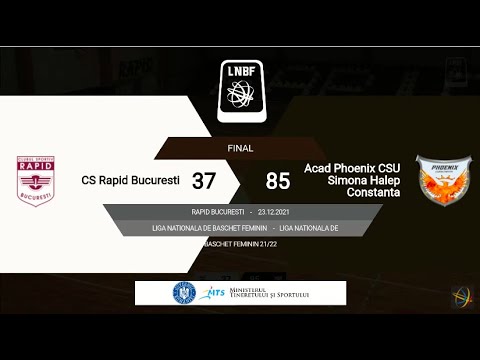 LNBF 2021-2022: Rapid București - Phoenix CSU Simona Halep Constanța