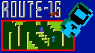 Route-16 Turbo (FC · Famicom) video game | 9-round session for Difficult mode 🎮
