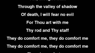 The Lord is My Shepherd (gospel with lyrics)