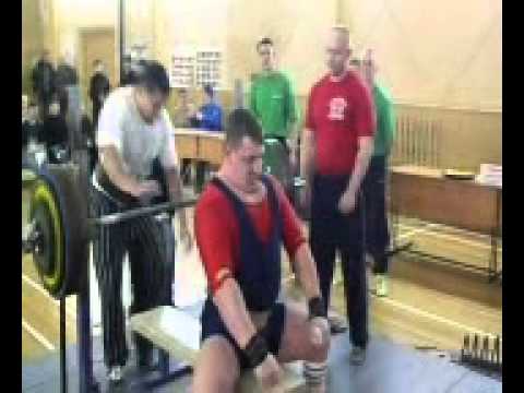 Alexander Sykmenev - IPF bench press 315 kg (b.w. - 112 kg)