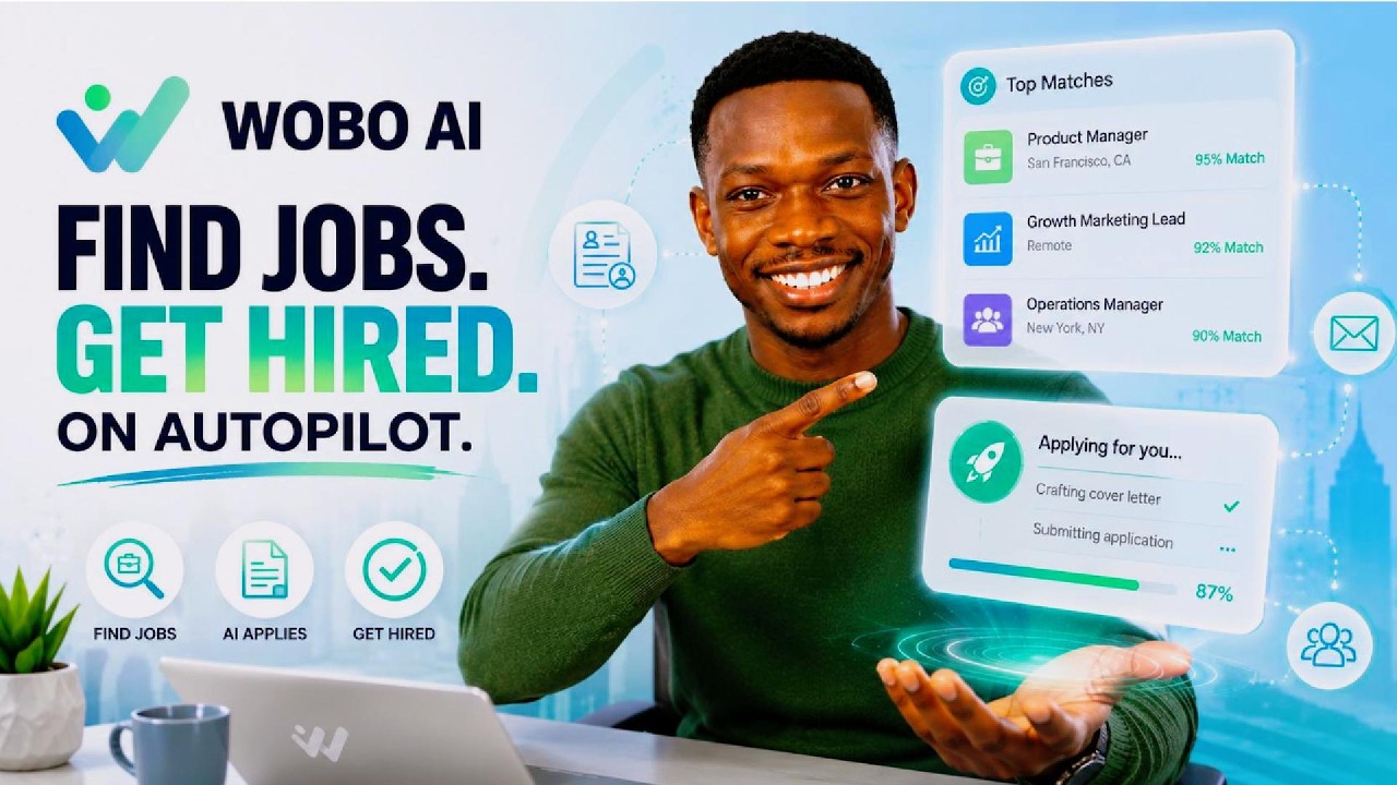 Wobo AI Review: AI Job Search Tool That Finds Jobs, Writes Applications &amp; Applies For You 🎯 EP #508 video thumbnail