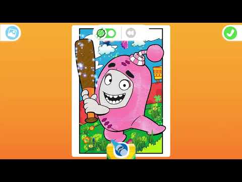 Coloring with Blippi & Friends
